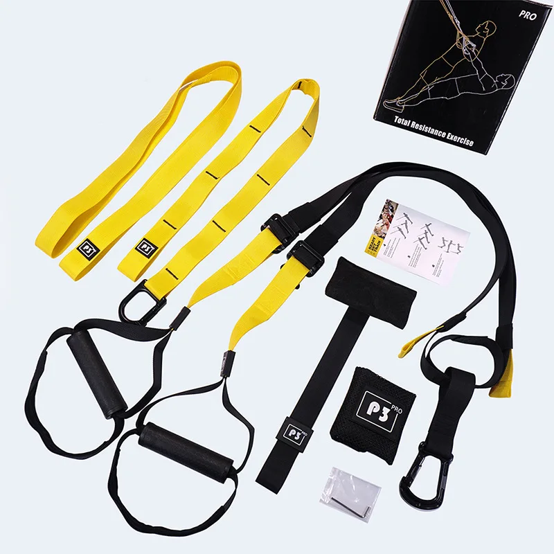 Core Exercises Resistance Hanging Belt Workout Kit Suspension Trainer Straps