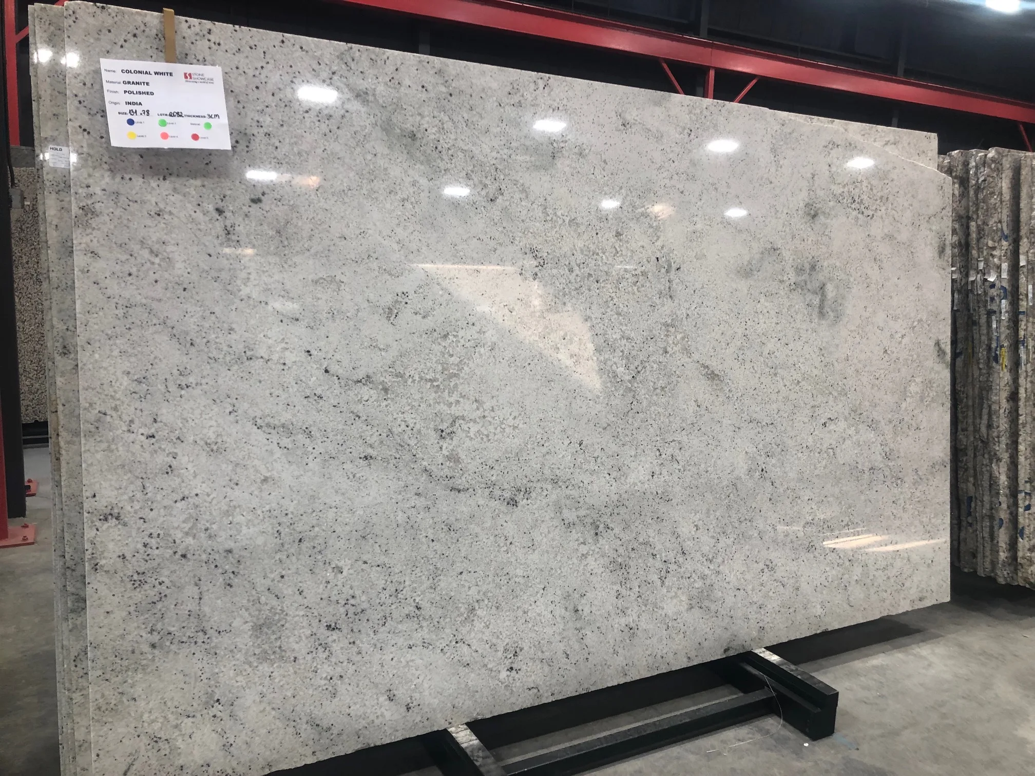 Colonial White Granite slabs premium quality