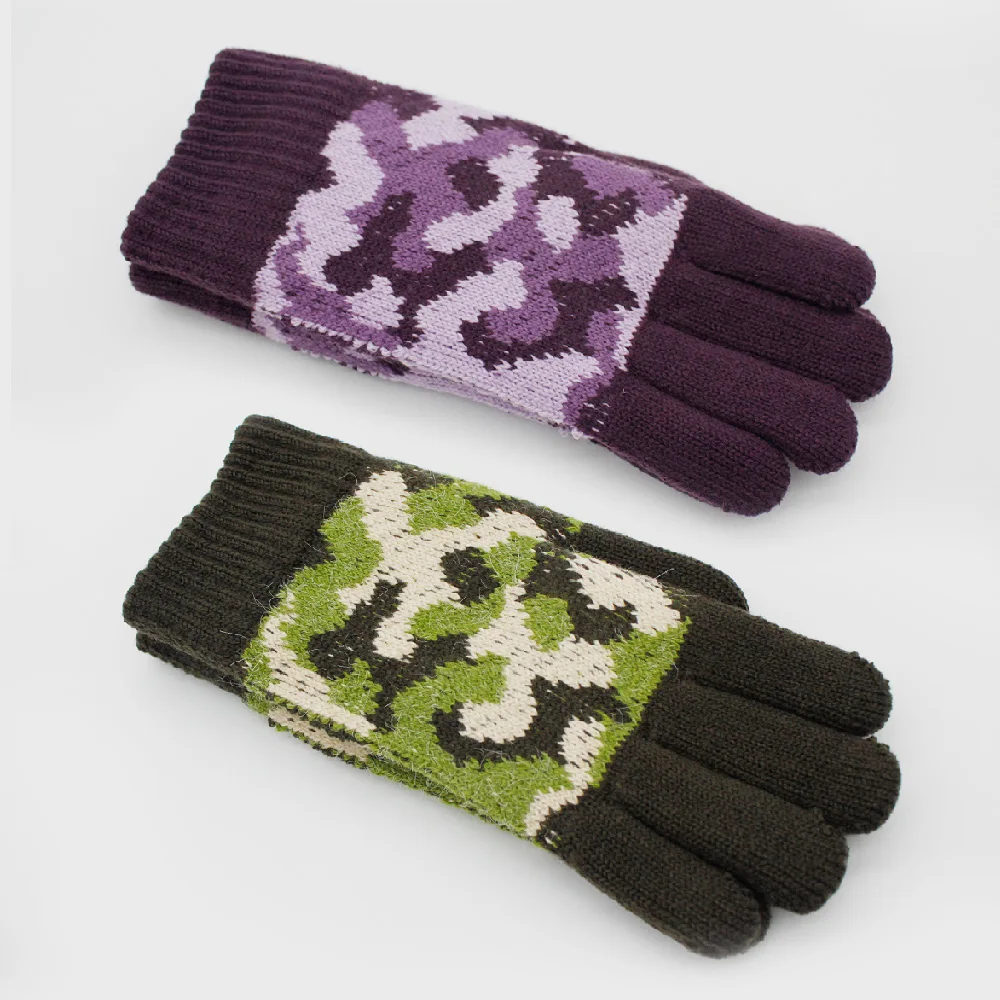 Jacquard Knitted Gloves