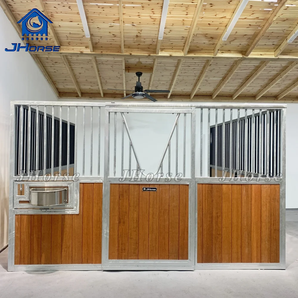 Husbandry Equipment Farm Riding Equestrian Heavy Bamboo Sliding Doors Barn Stables