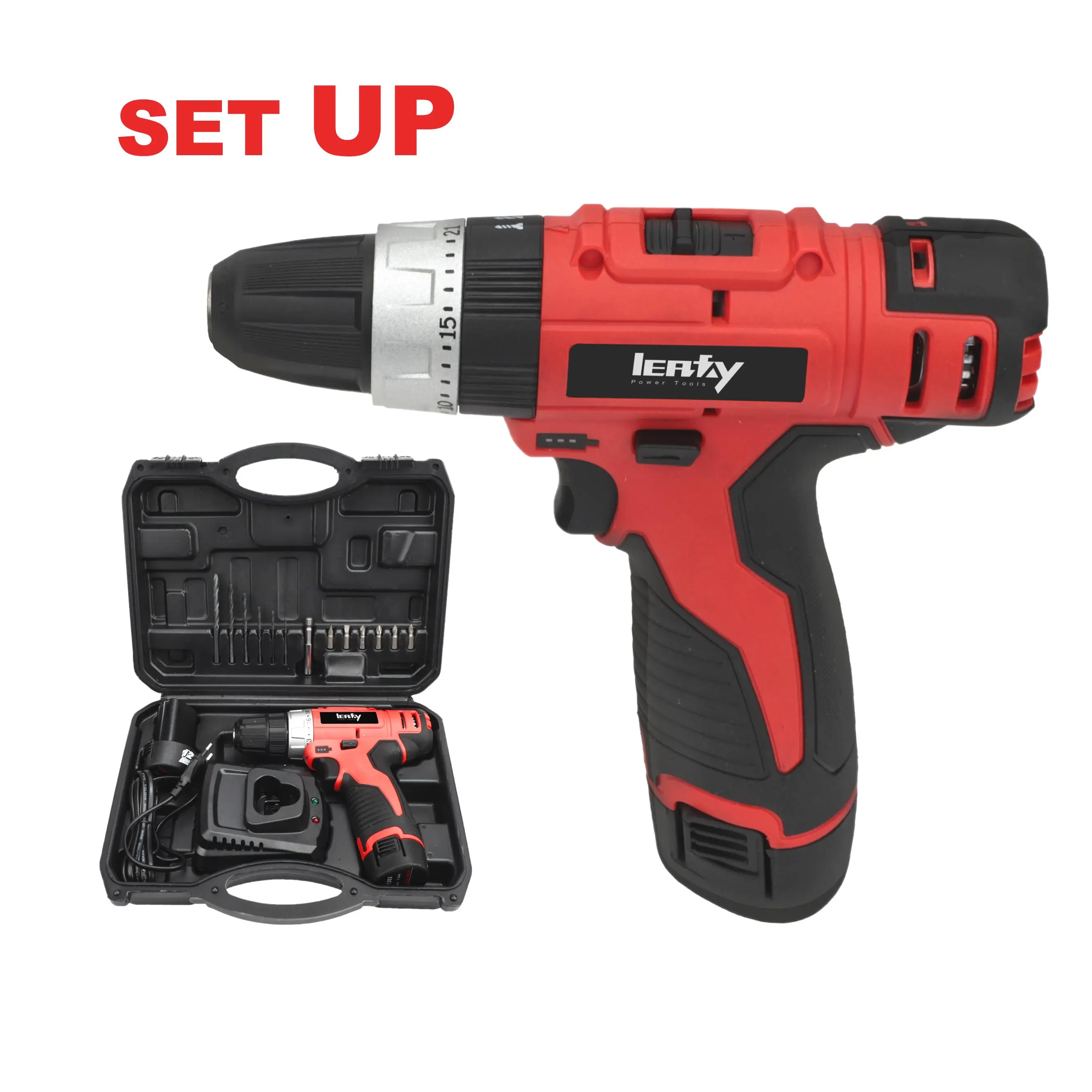 Wholesale 1.5AH Electric Drill Machine No-load Speed 12V Cordless Impact Drill