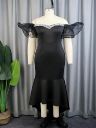 Evening Event Off Shoulder Beaded Mermaid AOMEI Brand New Party Dress