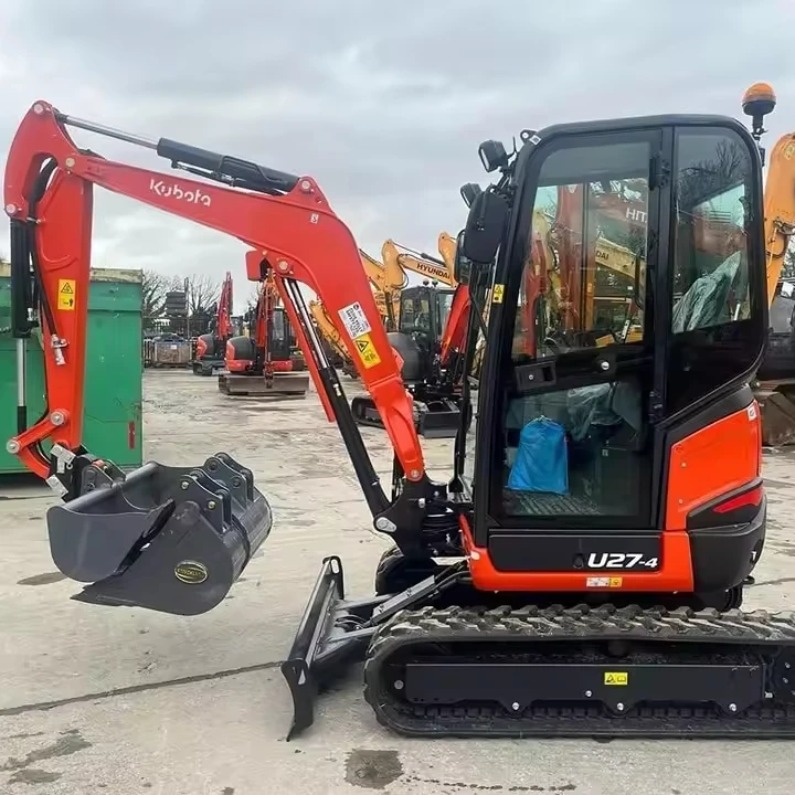 Новые и подержанные U27-4 экскаваторы Kubota мини kubota трактор гидравлический двигатель экскаватор