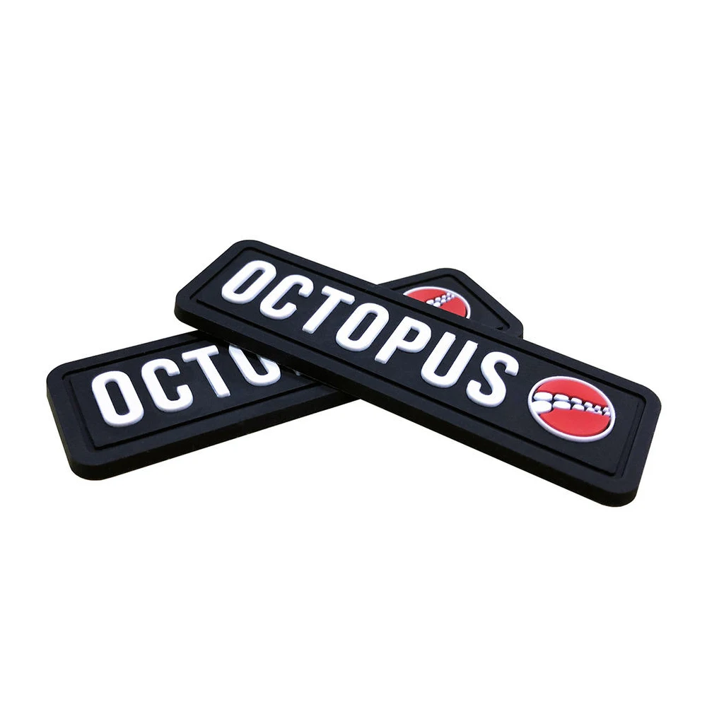 3D Logo Customized Soft PVC Silicone Raised Rubber Label Patch Transparent Clothing Labels / Hig Quality Pvc Patches