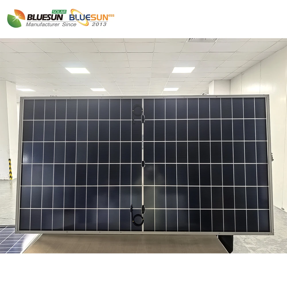 bluesun solar panel 720w N-Type HJT bifacial solar cell 585w 600w shingled solar energy panels