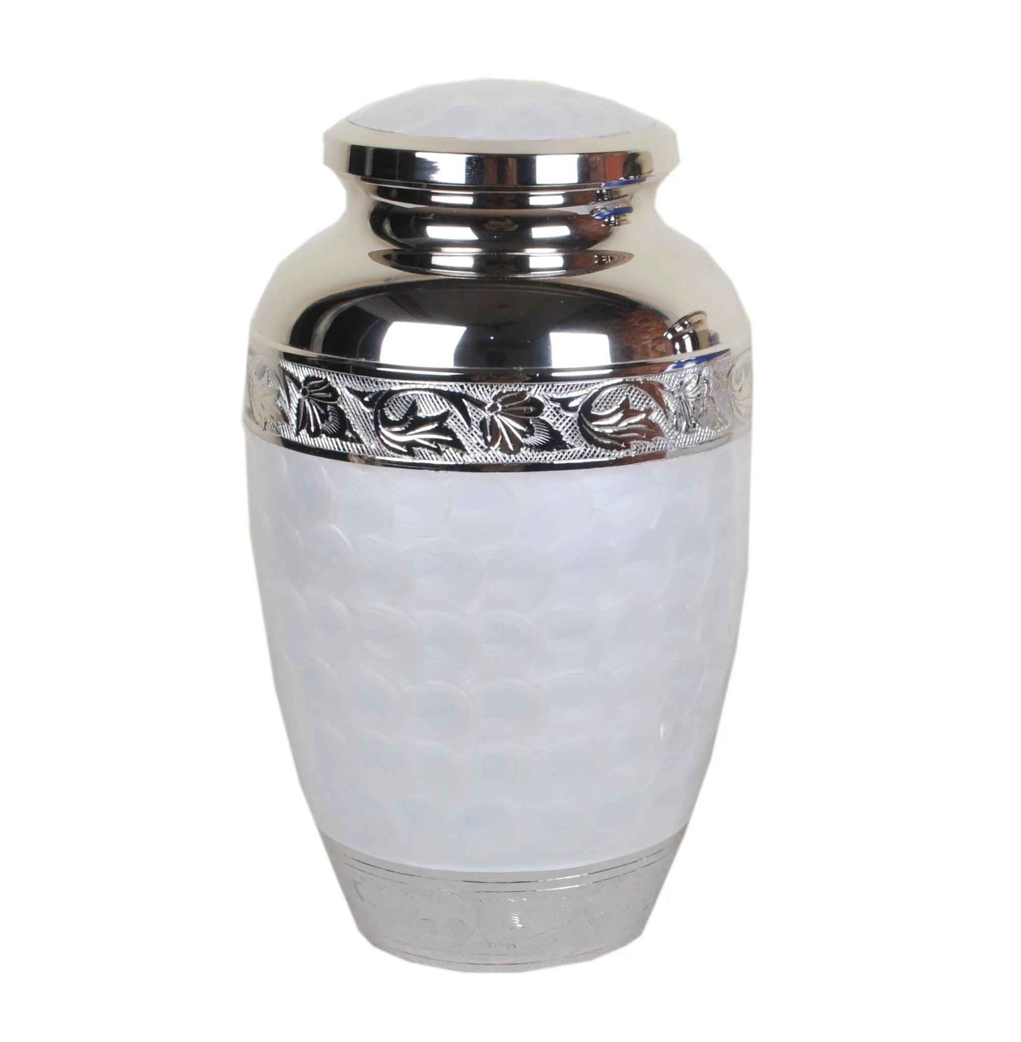 Brass Cremation Urns Red and  Gold Polish keepsake Cremation urn For Human Ashes Best Selling Metal Urn