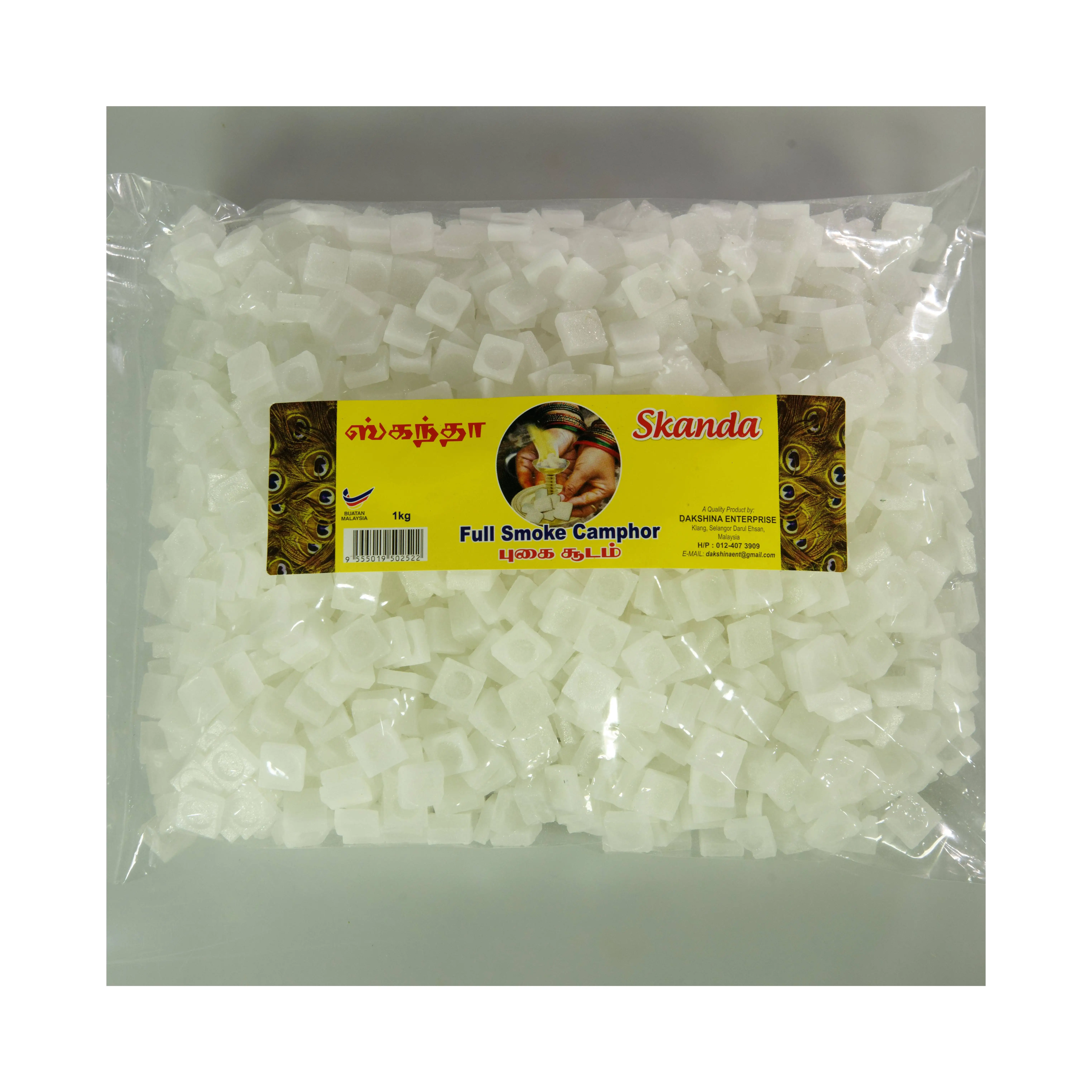 Leading Wholesale Supplier Camphor Tablet Full Smoke Weight 1KG Promising Quality Solid Refined Shape Sustainable Feature Custom