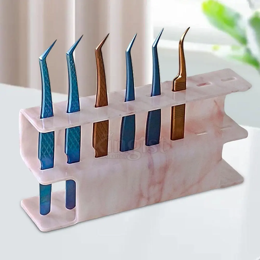 Acrylic Lash Extension Supplies Display Rack Eyelash Extension Tools Tweezers Holder Stand