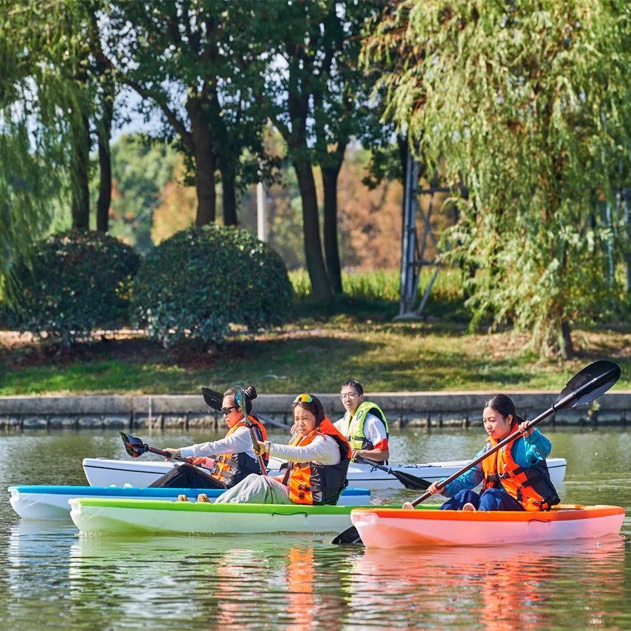 Ridgeside OEM/ODM Wholesale HDPE Blow Molded One Person Sit On Top Chinese Cheapest Fishing Kayak Hard Boat