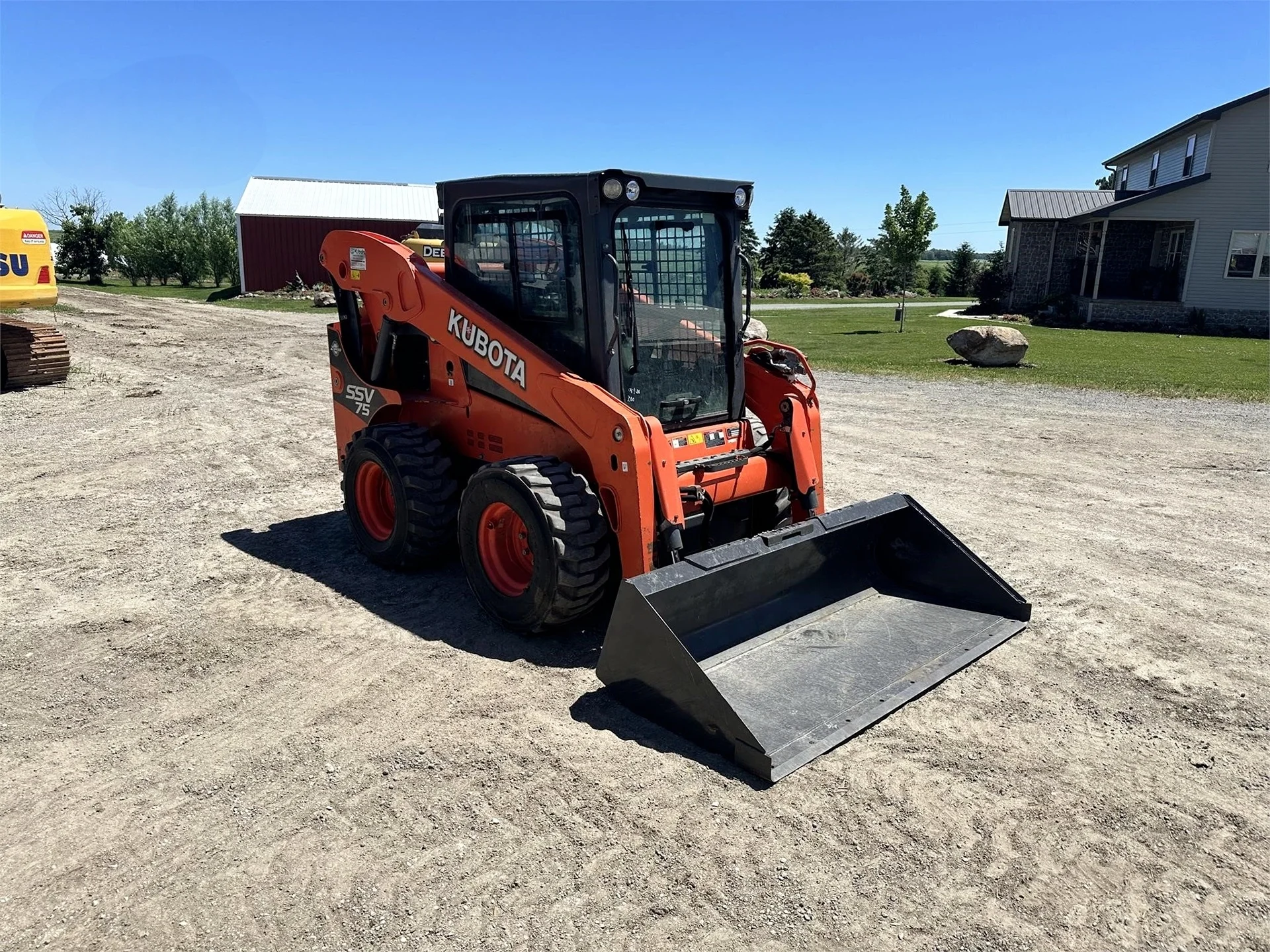 Hot Product Second Hand 2020 Kubota SSV75 Wheel Skid Steer Loader in Good Condition For Sale