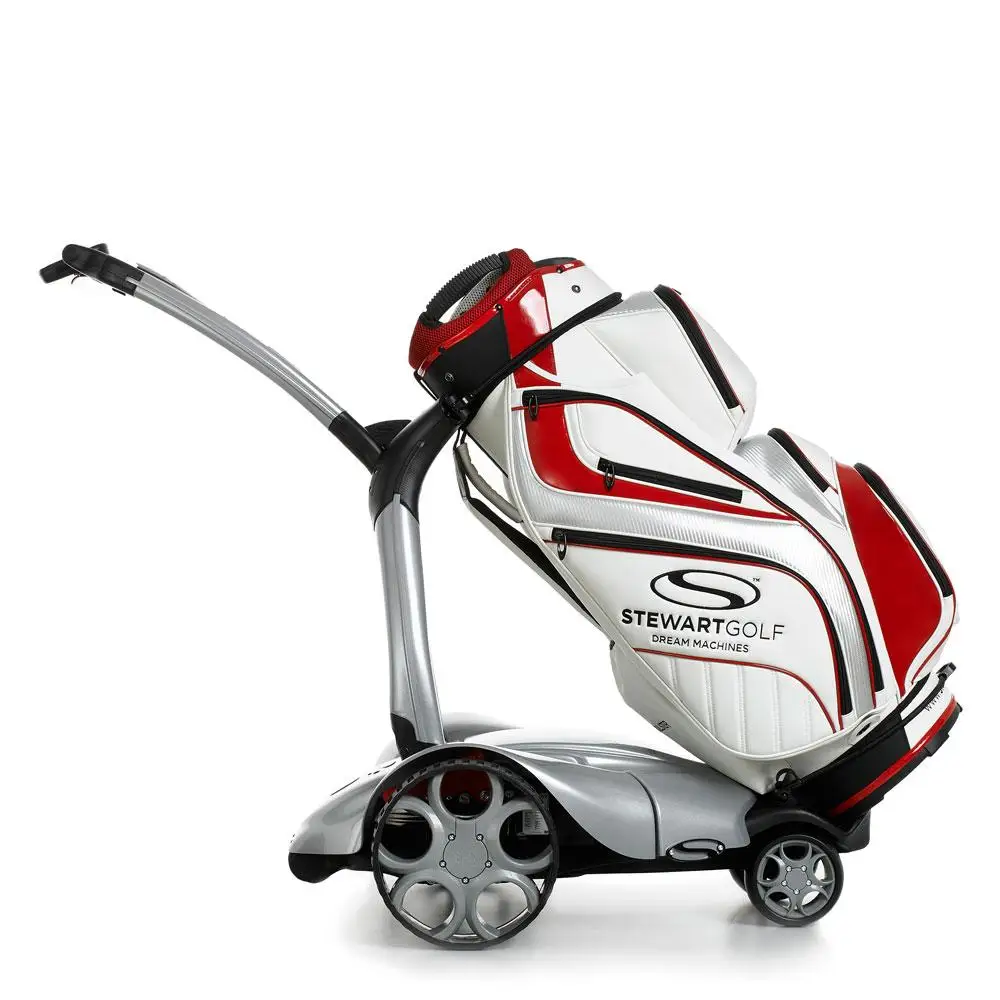 ORDER NEW Stewart Golf X11 Edition Follow Signature Range Electric Trolley Cart with Extra Battery