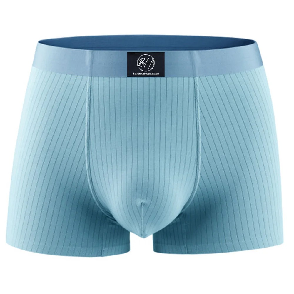 100% Cotton High Quality Men Cool Comfort Breathable Stretch Boxer Brief Underwear Bamboo Men Bamboo Fiber Boxer Short