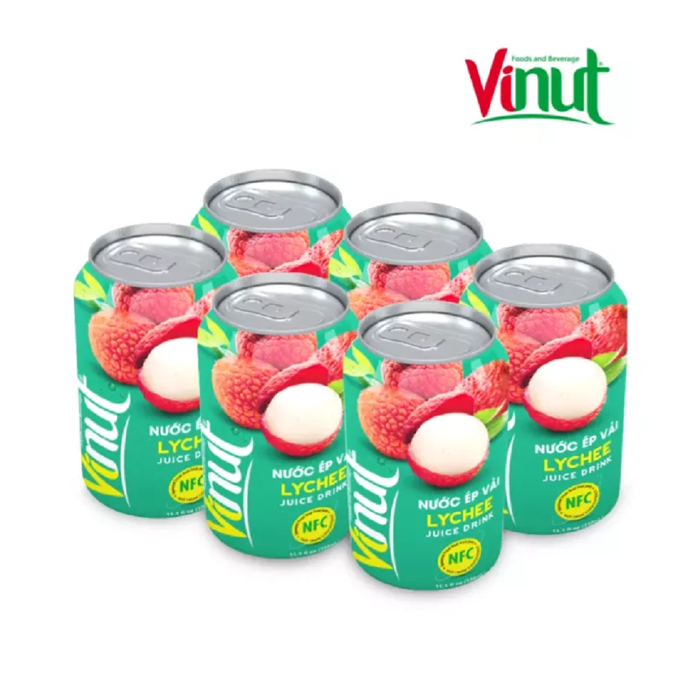 Canned Health Lychee Juice Drink Fruit Juice Not From Concentrate Beverage Distributor