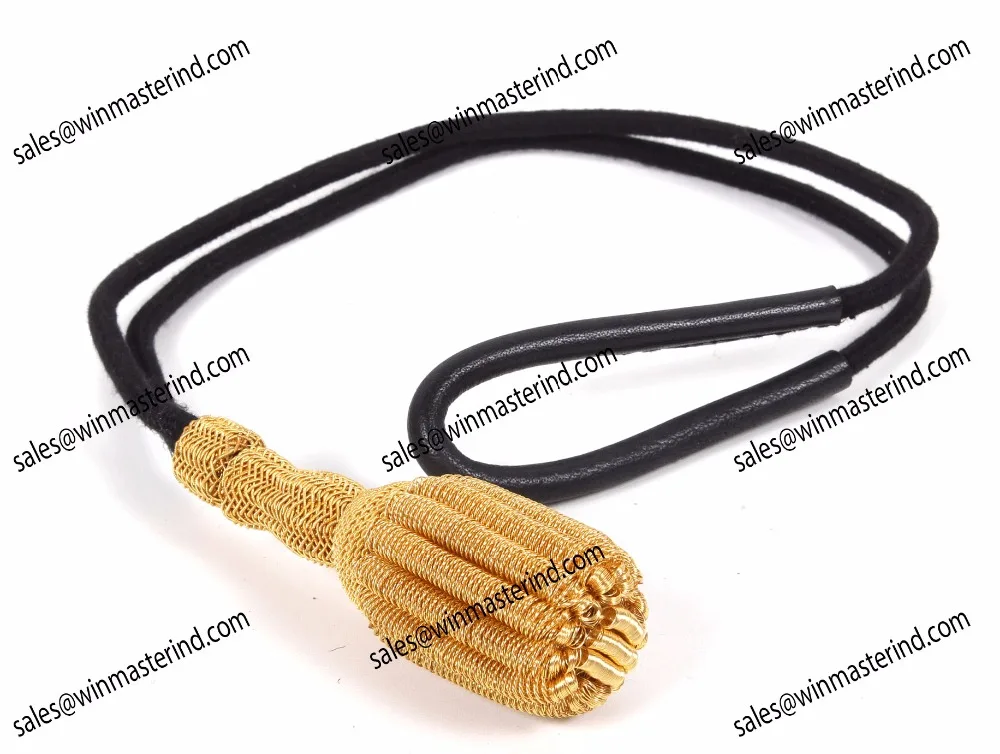 German Silver Wire Sabre Knot - Uniform Rapier Knot For Ceremonial Uniforms | High Quality Ceremonial Accessories