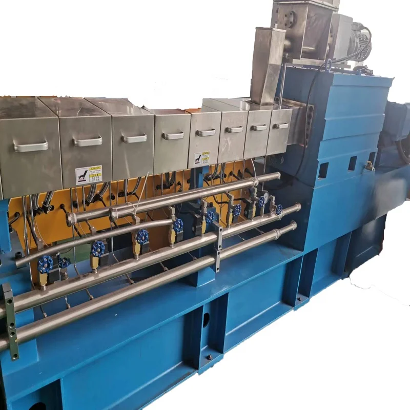 Twin Screw Compounding Plastic Extruder PP/PE/PC/ABS with Pigment Color Masterbatch Granules Making Machine