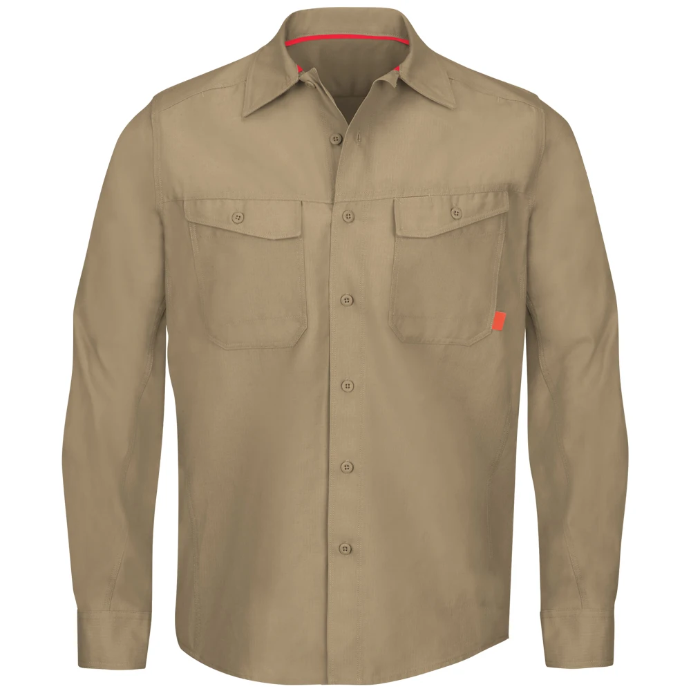 OEM Custom Logo High Visibility Workwear Reflective Yellow/Navy Tw Tone Cotton Hi Vis Work Shirt for Summer Safety