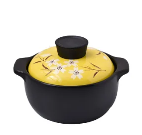 2.5L 3.5L 4.5L 6.5L 8.5LWholesale cost ceramic cooking pot of soup pots colored kitchen cookware sets Japanese and Korean style