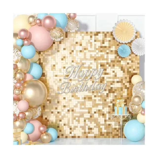 Shimmer Wall Backdrop Navy Blue wall panel shimmer panel For Wedding Party Home Events