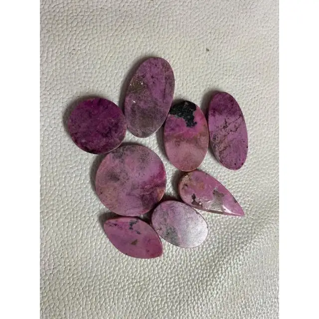 Natural Cobalt Calcite Loose Cabochon Mix Shape in all size Handmade Cobalt Calcite Cabochon Loose Gemstones Making For Jewelry