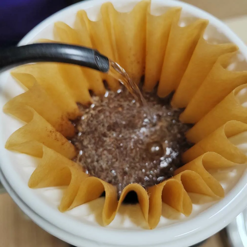 100pcs Size 50/185mm Basket Coffee Filter Papers For Manual Hand Dripper