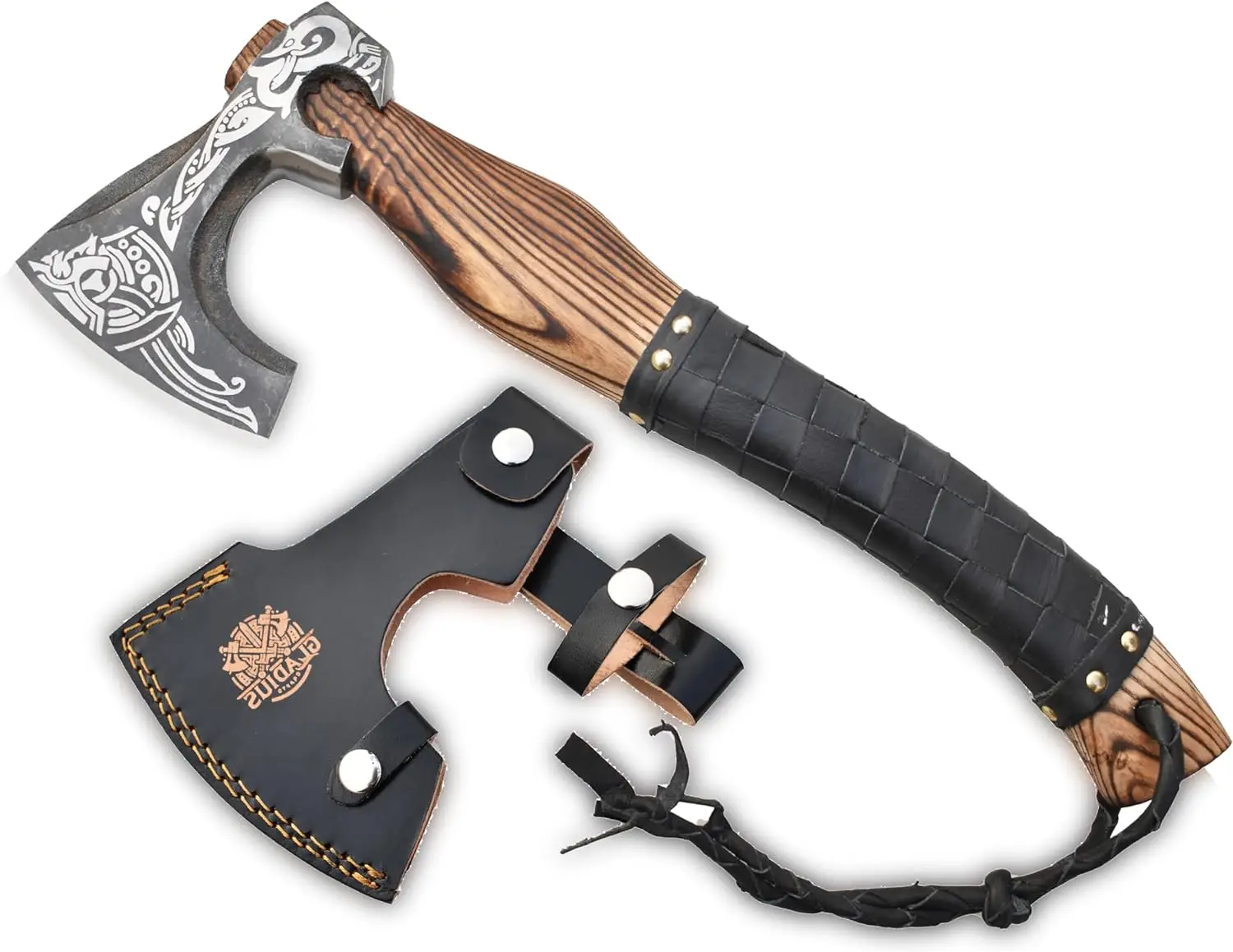 Viking axe Norse axe Medieval axe with leather sheath hot sale drop shipping 2023