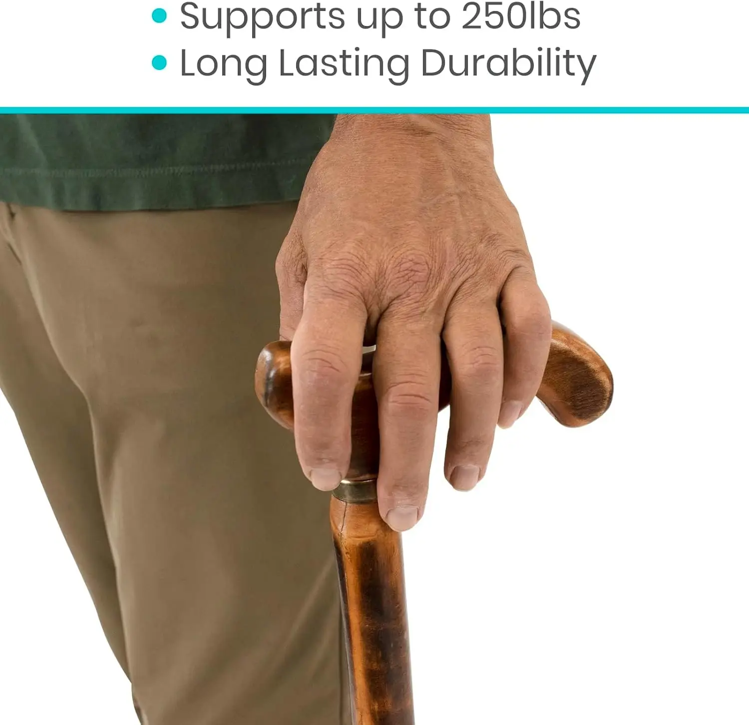 36-Inch Wooden Walking Stick Cane with Willow Handle Single Point Rubber Tip for Men Women Seniors for Hiking Outdoor Activities