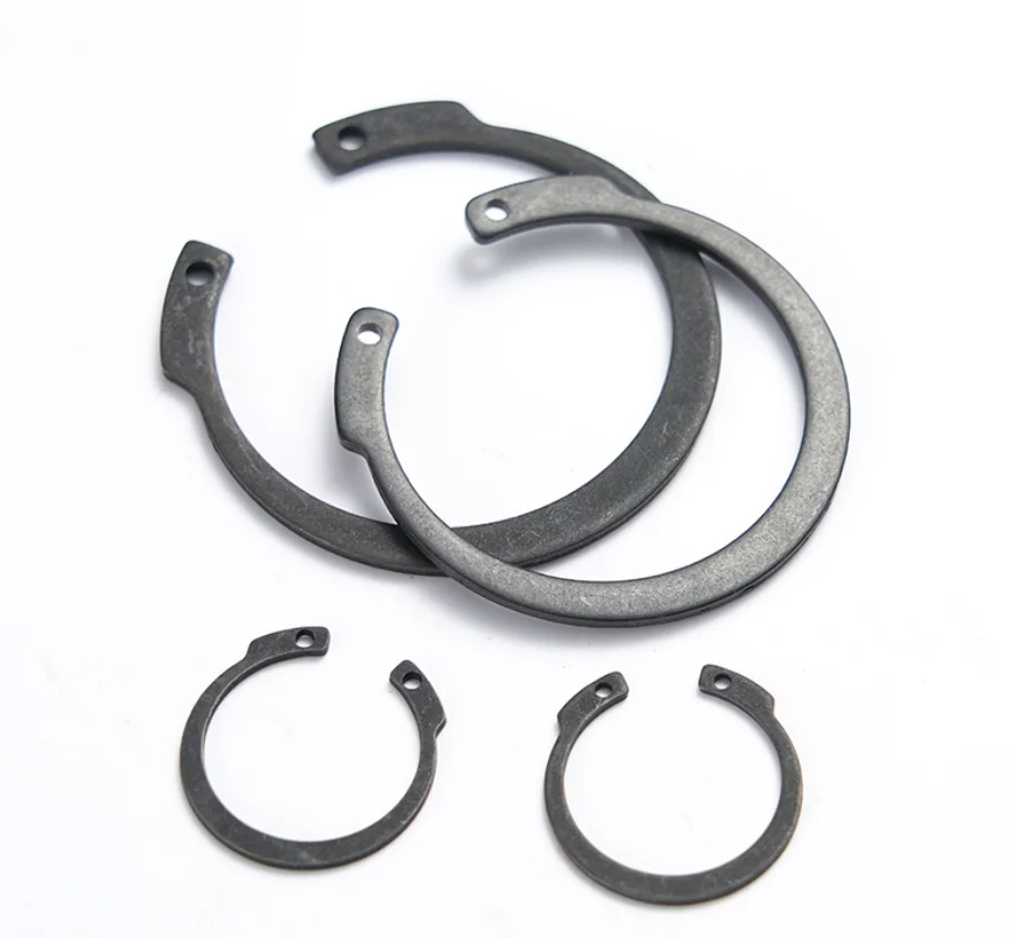 Custom M1308/JV reverse hole with elastic retaining ring inner circlip C-ring spring (65Mn) stainless steel