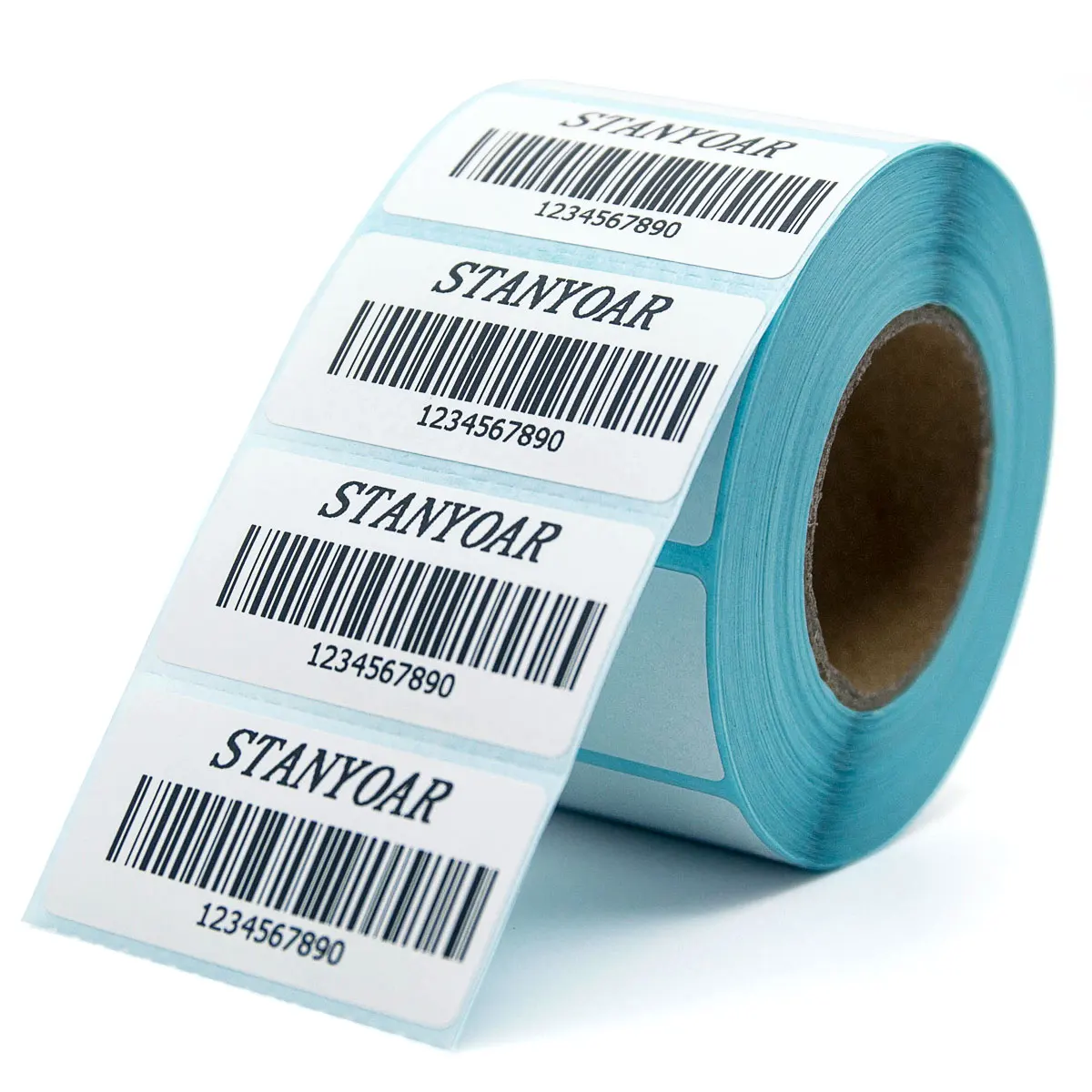 Custom Blank Self Adhesive Waterproof direct thermal label 40x30mm Barcode sticker label