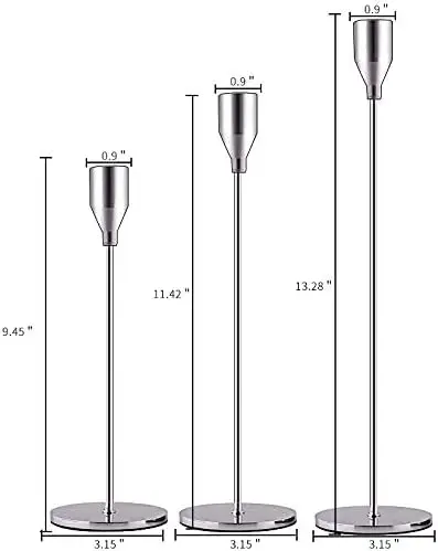 Modern Fancy Candlestick Holder DESIGN KGN HDCH 3023 Casted Brass stainless steel Christmas Decoration multi Color Metal pieces