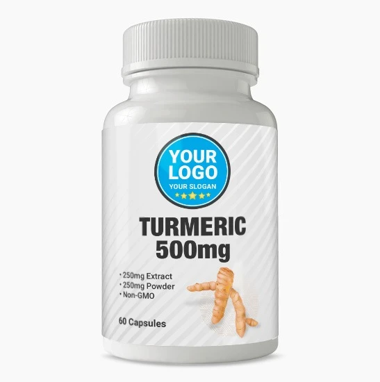 capsules of turmeric Turmeric extract 60 custom logo