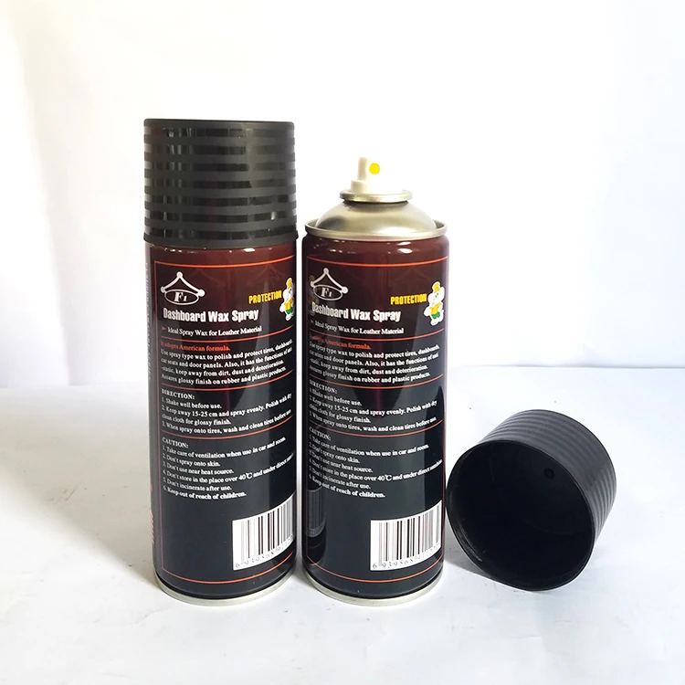 Factory Price Car Interior Dashboard Polish Spray Wax For Leather Rubber Plastic Surface Dashboard Polish Wax Cleaner Spray