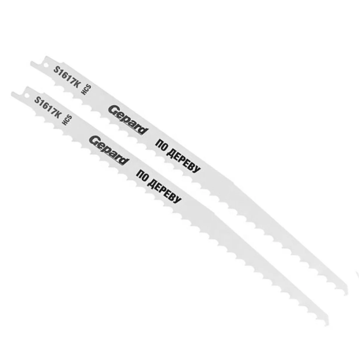 GEPARD 2pcs HCS S1617K 300mm Reciprocating Saber Saw Blade for Cutting Wood Cutting Blade