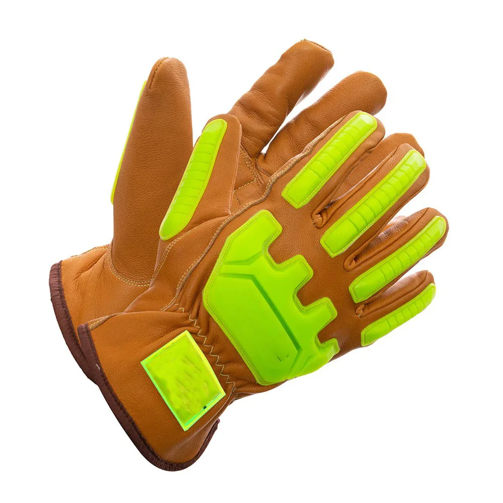 Anti-vibration Glove Safety Nylon Liner Foam Latex Hand Gloves For Work  Safety Wear-resisting Machinist Working Gloves