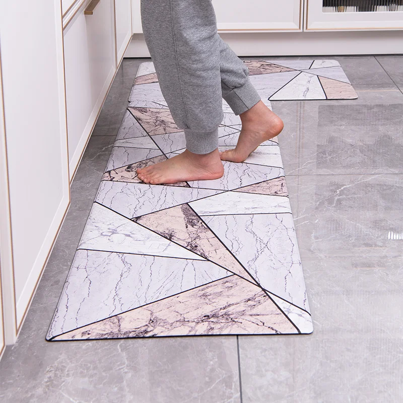 45*120 см 6 мм толщиной, прямоугольный, геометрический, на заказ, стоячий, мягкий, нескользящий, против усталости, кухонный напольный коврик