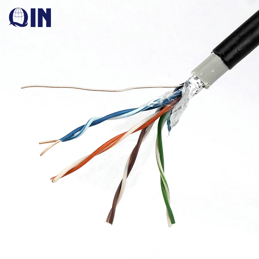 Outdoor FTP Cat5e Copper Networking Cable for CCTV Camera Security Use