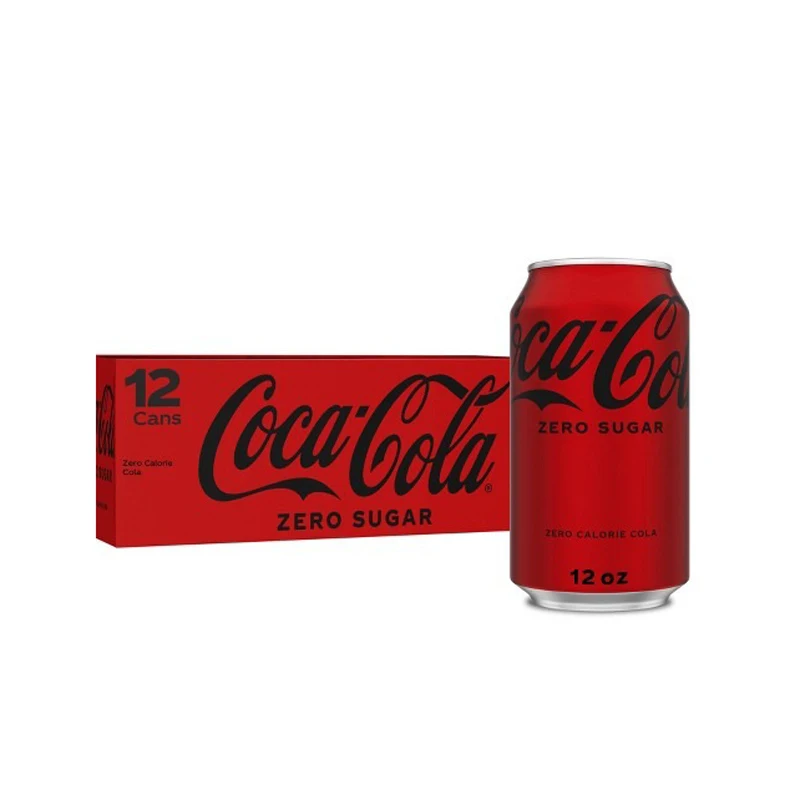 Coca Cola Zero Sugar Can 320ml x 24 Can Carton Pack Coca-cola Coke Soft Drink