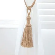 Curtain Stopper and Home Decoration For Jute Tieback By Refratex India Made In India Jute Tieback For Curtain Bulk Supplier And