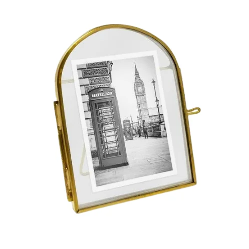 Handcrafted Brass Metal Frames For Image Wall Photo Frames For Home Decoration High Quality Kids Artwork Picture Decoration