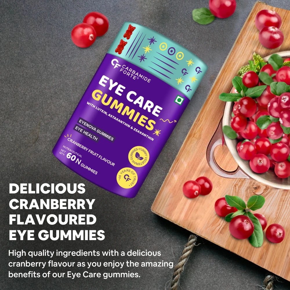 Eye Gummies Lutein and Zeaxanthin Eye Supplements with Astaxanthin, Veg DHA and Vitamin C for Vision Support & Eye Health