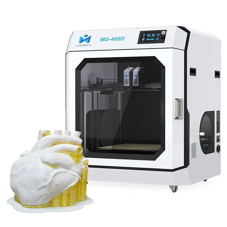 Mingda MD-400D multicolor free leveling quality nylon large volume digital 3d printer for car parts