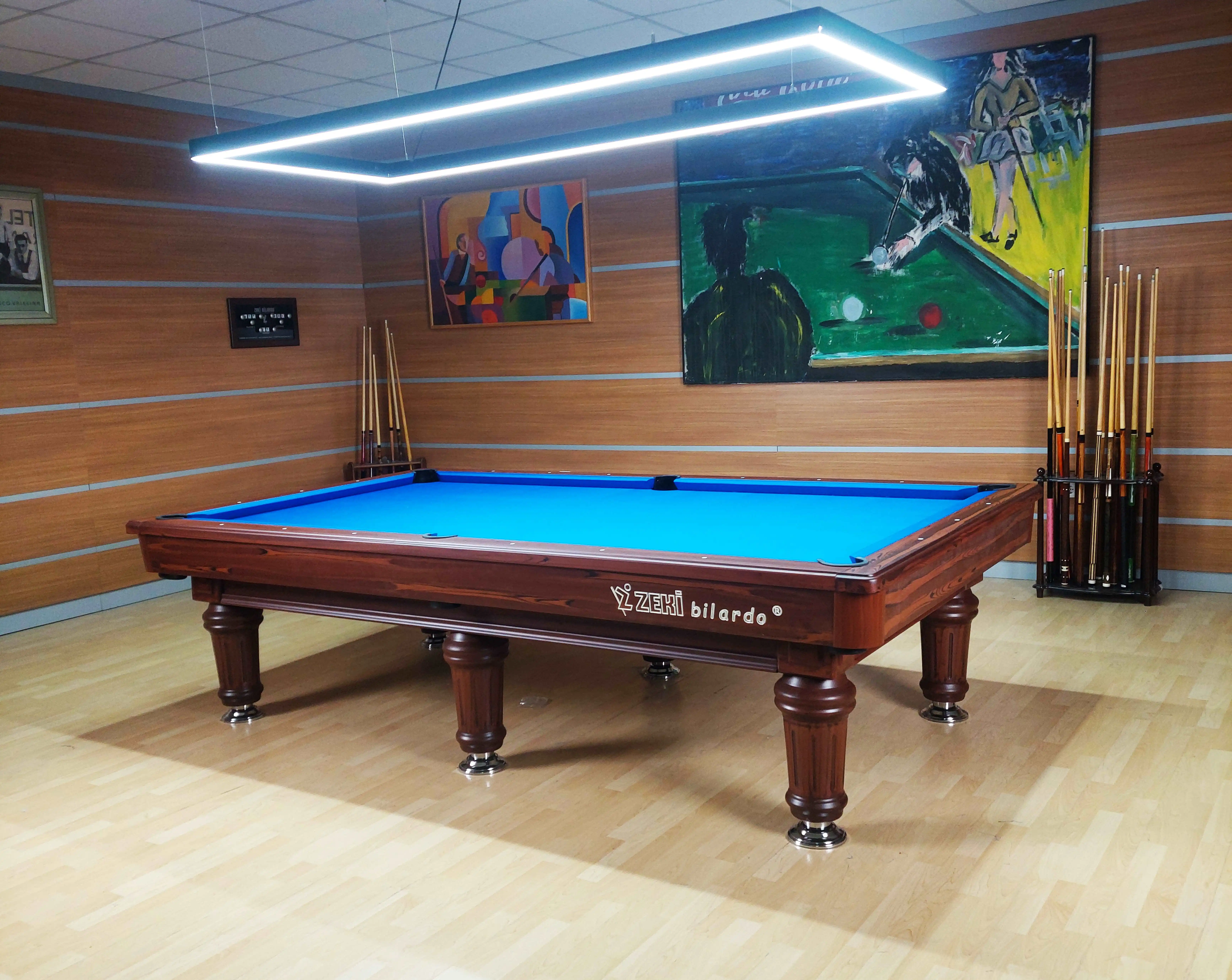 Zeki Bilardo Deluxe 6 Legs American Pool Table