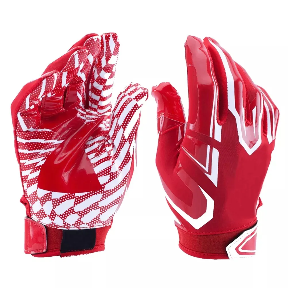 2024 New Arrival Custom Design Grip Football Receiver Adult Kids Outdoor American Football Gloves