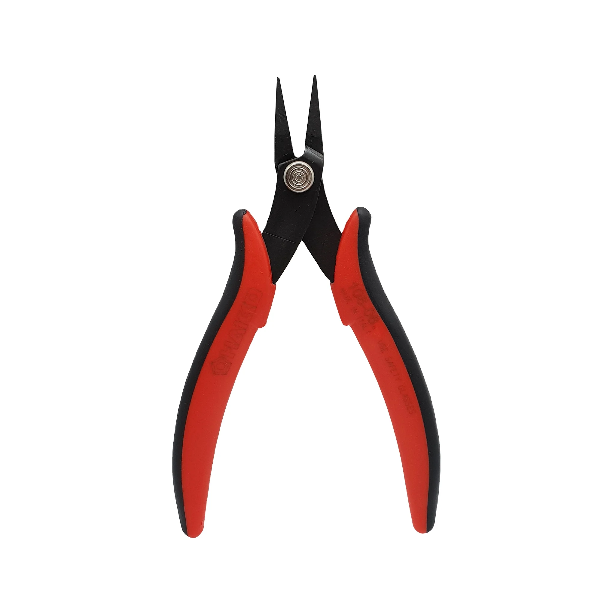 HAKKO 106 Series Industrial Grade Stainless Steel Long Nose Plier Smooth Serrated Jaw Surface for Crimping and Cutting