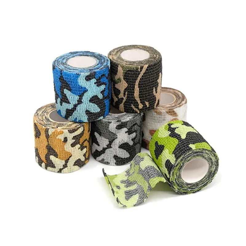 Factory Wholesale 4.5M Colored Self-Adhesive Non-Woven Cohesive Bandage Wrap Adhesive Elastic Bandage for Pets