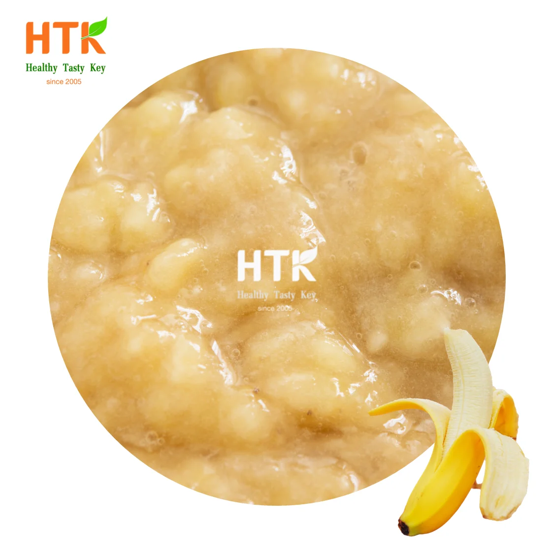 Здоровая 2022 замороженная Банановая пюре, сделано во Вьетнаме, 100% натуральная от HTK еды для продуктов питания и напитков