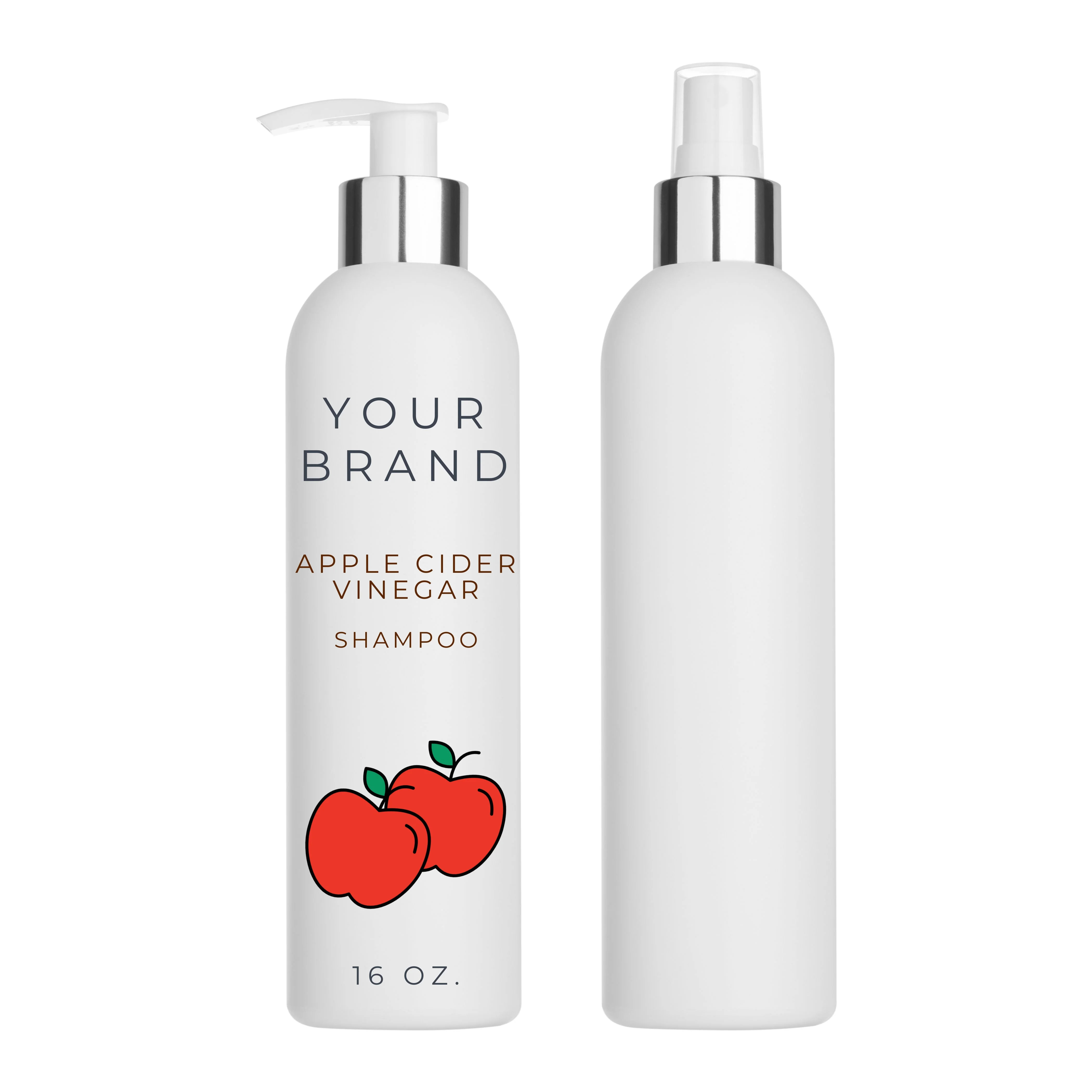 Organic 500ml USA Made Apple Cider Vinegar Shampoo Vegan Hair Care Product Moisturizing and Smoothing Gel/Oil Private Label