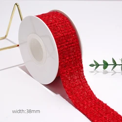 custom design sequin ribbon luxury flax