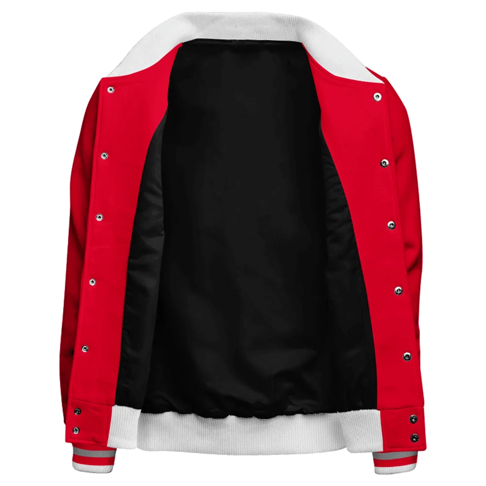 Custom Made Wholesale Cheap Price 100% Cotton Polyester Solid Color Baseball Letterman Men Jackets Best Outdoor Jackets