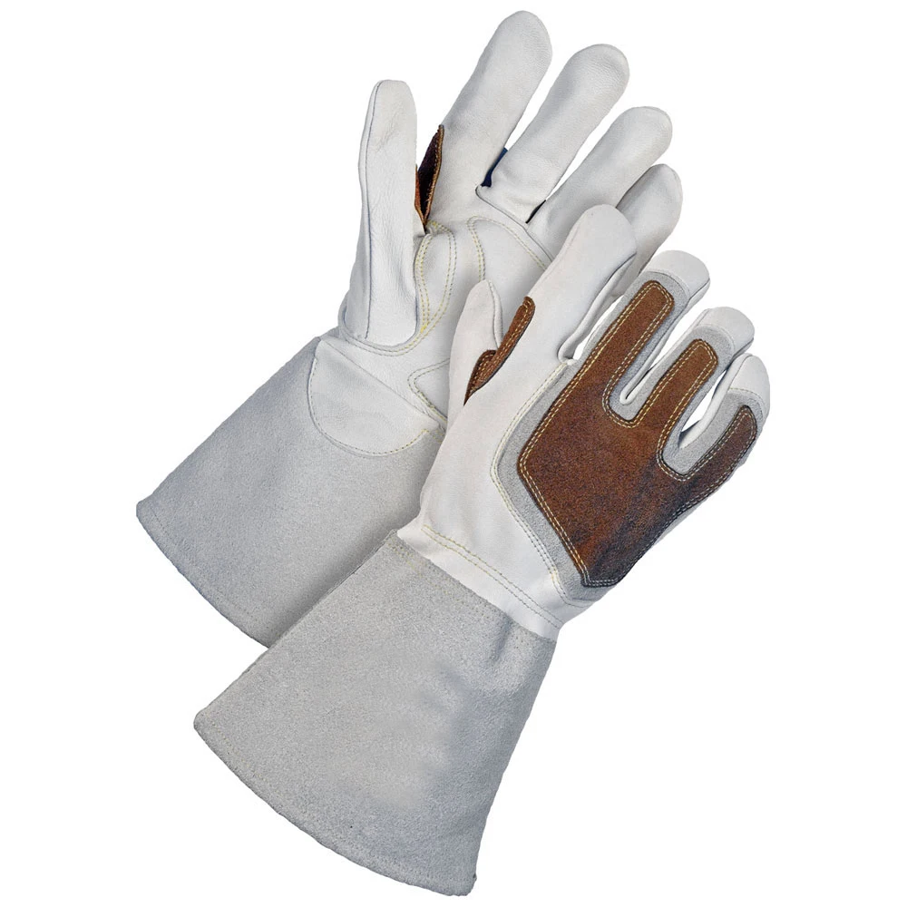 Оптовая продажа белая овчина сверхпрочная сварка безопасная кожа термальная работа