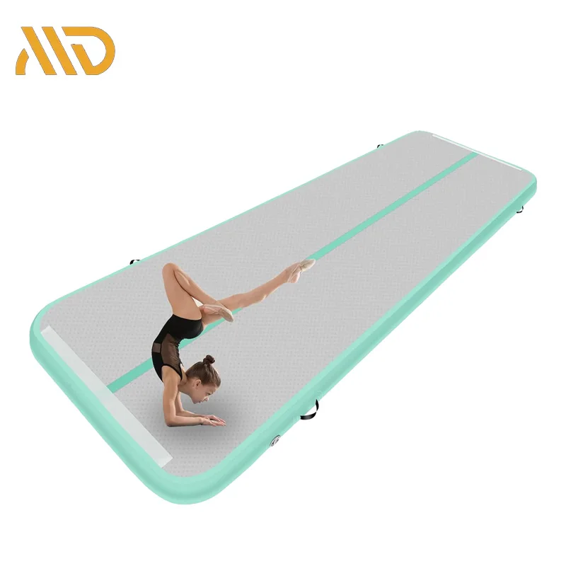 OEM Design Floating Air Track Inflatable Gymnastics Mat Air Floor With Electric Pump
